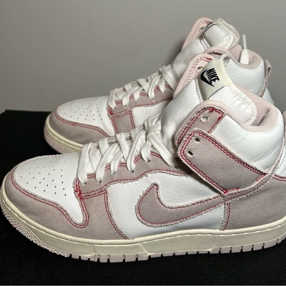 Nike Dunk High 1985 Barely Rose Denim Men's Size 7.5 DQ8799-100 CLEAN